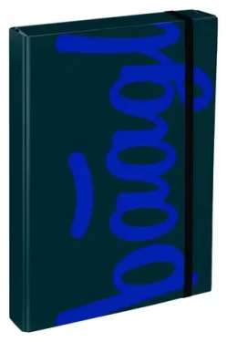 BAAGL Jumbo Logo modré / Desky na školní sešity / A4 / 23x32x4 cm