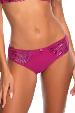 Dámské kalhotky V-10263 Tmavě růžová - Axami tmavě růžová M-38