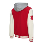 Mitchell & Ness Pánská mikina Detroit Red Wings NHL Courtside Fleece Button Front Current Logo Velikost: M