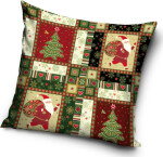 Povlak na polštářek Vánoční Patchwork