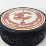 Mustang Puk Calgary Flames NHL Center Ice