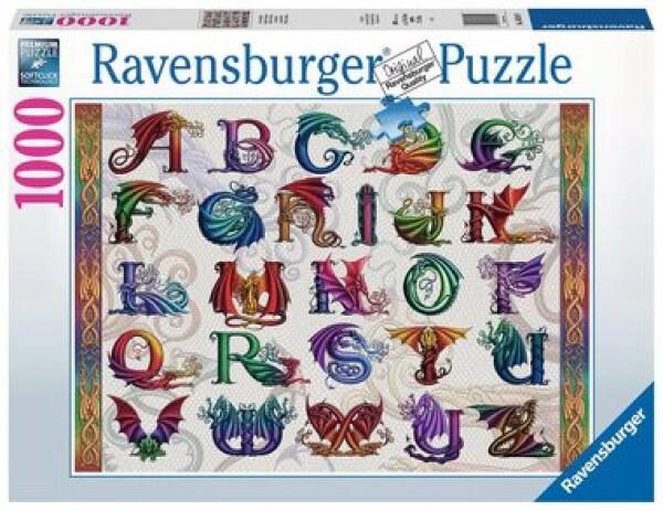 RAVENSBURGER Dračí abeceda 1000 dílků