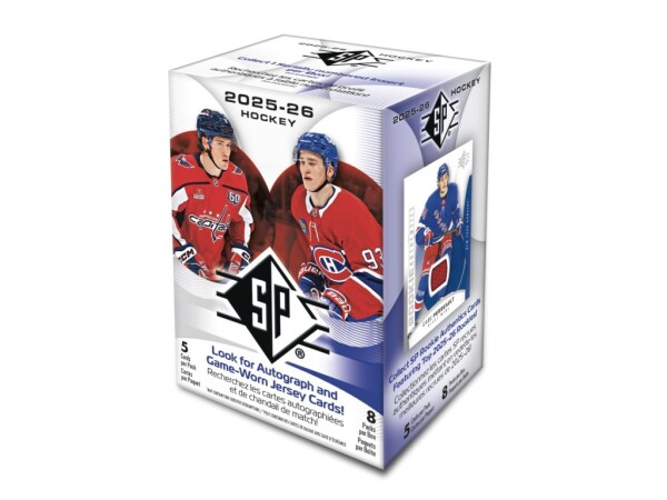 Hokejové karty NHL 2025-26 Upper Deck SP Hockey Blaster Box
