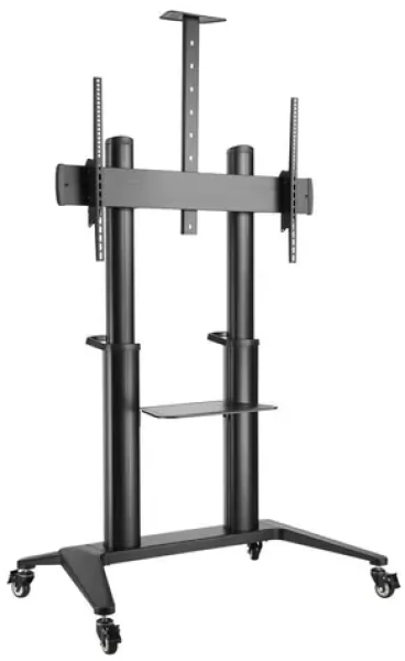 VivoLink VLFS70120 černá / Stojan na kolečkách pro LCD a TV 70-120" / výškově nastavitelný / nosnost 140kg (VLFS70120)