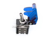 Robustní páčkový přepínač s krytkou - On/Off 20A 12V Modrý