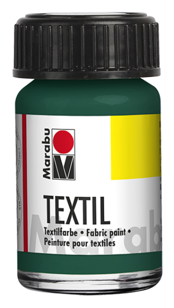 Barva na textil Marabu Textil 15 ml - zelená tmavá 068