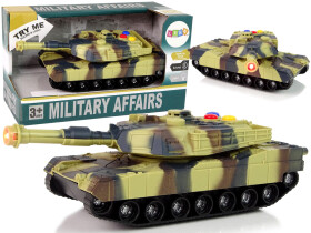 Mamido Vojenský tank 1:32 hnědý