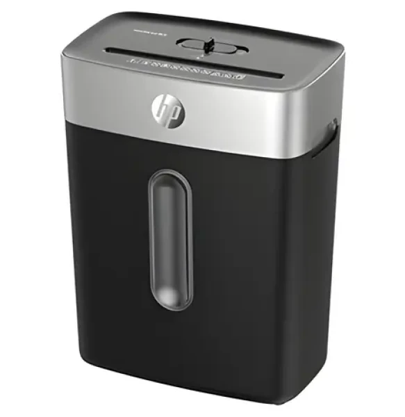 HP OneShred 8CC černá / Skartovač / křížový řez / kapacita 8 listů / P-4 / koš 15 l (2826)