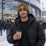 New Era Pánská zimní čepice Pittsburgh Steelers NFL 2026 Sideline Cold Weather Cuffed