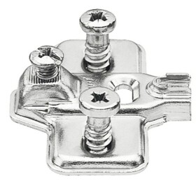 BLUM 193L8100 montážní podložka Modul, křížová, eurošroub, 8,3mm (12362)