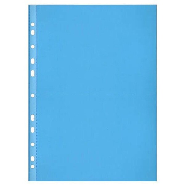 Prospektový obal A4 hladký, 50 mikronů, HERLITZ, 100ks - modrý