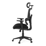 Kancelářská židle, synchronní mechanismus, černá látka, KA-Q8203 BK