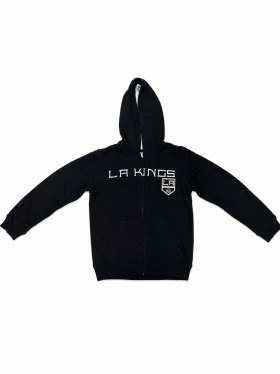 Outerstuff Dětská mikina Los Angeles Kings NHL FullZip Fans Velikost: Dětské S (122 - 128)