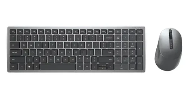 DELL KM7120W FR šedá / Set bezdrátové klávesnice a myši / FR / 2.4GHz / Bluetooth / USB (KM7120W-GY-FR)