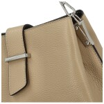 Dámská kožená crossbody kabelka Marianna, taupe