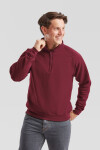 Fruit of the Loom Classic Zip-Neck Sweat Mikina s 1/4 zipem 16.2114 deep navy XXL