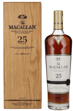 The Macallan SHERRY OAK Highland Single Malt Scotch Whisky 2022 25y 43% 0,7 l (tuba)