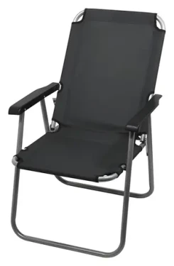 Cattara LYON šedá / Židle kempingová skládací / nosnost: 90 kg (13460)