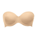 Padded Basic strapless podprsenka s kosticí s výztuží, var. ramínka 5640 desert - RosaFaia 753 desert 80E