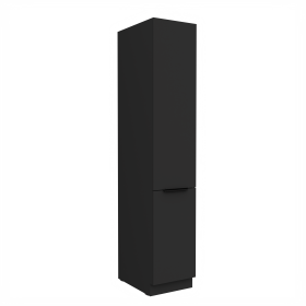 Vysoká potravinová skříňka Aria 40 DK-210 2F Barva korpusu: Černá, Barva dvířek: BL - Black AFM