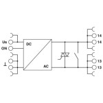 Elektronický přepínací kontakt MICROOPTO Weidmüller MOS 24VDC/5-48VDC 0,5A, Vstupní signál 5 - 48 V/DC / 500 mA mA, 1 ks