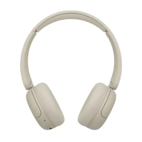 JVC HA-S59WCU béžová / Bezdrátová sluchátka / Bluetooth 5.4 / Mikrofon / Výdrž 50 h (4975769486357)
