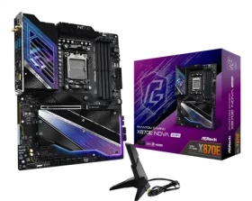 ASROCK X870E NOVA WIFI / AMD X870 / DDR5 / SATA III / USB / M.2 / sc.AM5 / ATX (X870E NOVA WIFI)