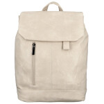 Trendy dámský koženkový kabelko-batoh Vexen, krémový