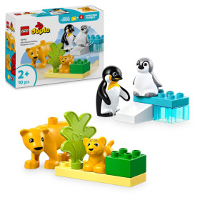 LEGO® DUPLO® 10442 Rodinky divokých zvířat: Tučňáci a lvi - LEGO® DUPLO®