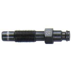 KS Tools 150.3666 Adaptér pro vstřikovače, M10 x 1,25 s vnějším závitem, délka 57 mm