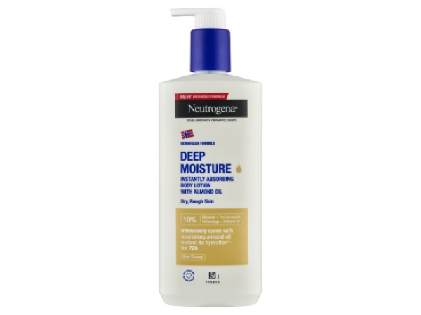 Neutrogena Hloubkově hydratační tělové mléko s mandlovým olejem 400 ml