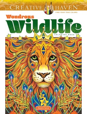Creative Haven Wondrous Wildlife, antistresové omalovánky, Marjorie Sarnat