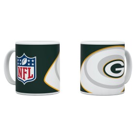 Hrnek Green Bay Packers NFL Shadow Logo & Shield (330 ml)