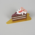 Cake star Podložka pod minidezerty zlatá trojúhelník 11,8 x 7,8 cm