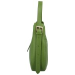 Elegantní dámská kožená kabelka Avril, zelená