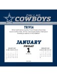 Kalendář Dallas Cowboys NFL 2027 Tischkalender