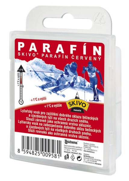 Skivo PARAFÍN - červený 40g