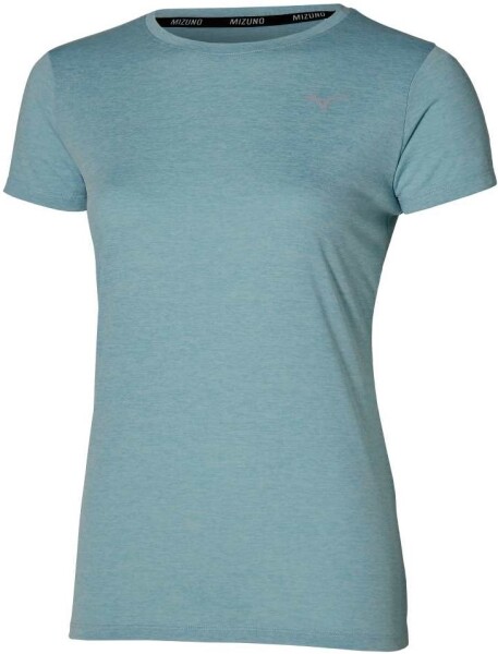 Mizuno Dámské sportovní tričko Impulse Core Tee modré Cloud Blue - Běžecké tričko Mizuno Impulse Core Tee J2GAC22104 Velikost textilu: S