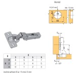 Strong závěs polonaložený 110° (198819)