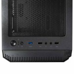 EVOLVEO M5, skříň mATX, 2x RGB ventilátor, sklo