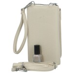 Stylová dámská crossbody peněženka Coveri Berllys, krémová