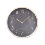 Nástěnné hodiny hnědé 38 cm