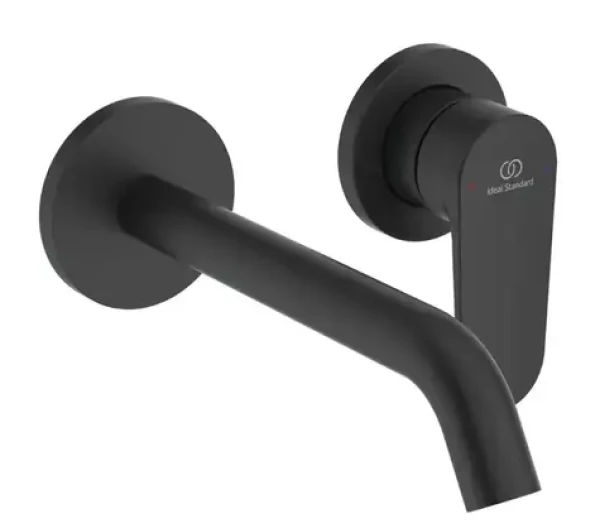 Ideal Standard Cerafine Nuovo - Umyvadlová baterie pod omítku | 2-otvorová instalace | hedvábná černá (BD776XG)