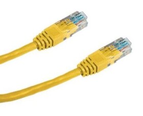 DATACOM Patch kabel UTP CAT5E / 10m / žlutý (NPPDTC1060)