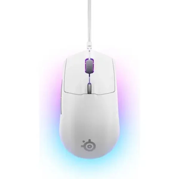 SteelSeries Rival 3 Gen 2 bílá / Herní myš / optická / 8500DPI / USB-A / 2m / 6 tlačítek (485015)