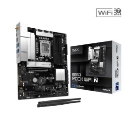 ASRock MB Sc LGA1851 B860 Rock WiFi 7, Intel B860, 4xDDR5, 1xHDMI, WiFi, ATX EDF_1883133