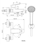 IDEAL STANDARD - CeraPlan Vanová baterie s příslušenstvím, chrom BD258AA