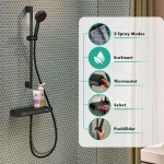 HANSGROHE - Activera Select S Sprchový set s termostatem, 2 proudy, EcoSmart, matná černá 28087670