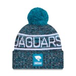New Era Pánská zimní čepice Jacksonville Jaguars NFL 2025 Sideline Sport Knit