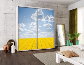 FRONTI Šatní skříň PENELOPA 205 Žluté dřevo 7074
